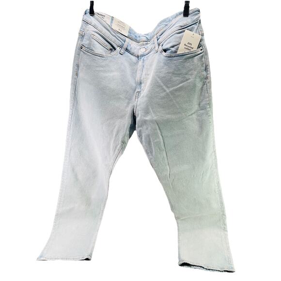 H&M Mens Straight Regular Fit From Waist To Bottom Straight Leg Jeans Size 36x32 - Picture 1 of 12